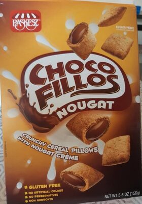 Choco Fillos Crunchy Cereal Pillows With Nougat Creme, Choco Fillos