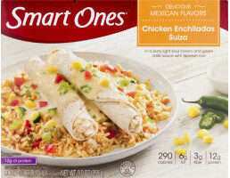 Smart Ones Chicken Enchiladas Suiza, 9.0 Oz, Chicken