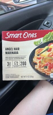 Angel Hair Pasta Marinara With Spinach & Zucchini Frozen Meal