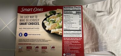 Smart Ones Creamy Rigatoni Pasta With Broccoli & Chicken Frozen Meal, 9 Oz Box