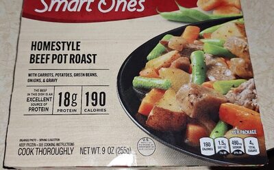 Homestyle Beef Pot Roast With Carrots, Onions, Potatoes, Green Beans, & Gravy, Homestyle Beef Pot Roast