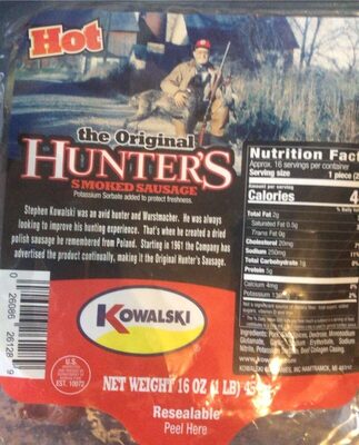 The Original Hunter's Smoked Sausage, The Original