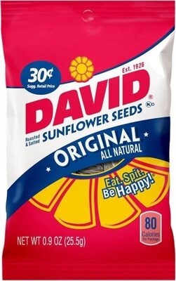 David Original Sunflower Seeds 0.9 Oz