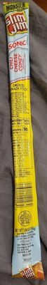 Slim Jim Monster Smoked Meat Sticks, Sonic Chili Cheese Coney Flavor, 11g Protein Per Stick, 1.94oz