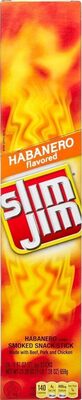 Habanero Smoked Snack Stick, Habanero