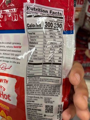 Frank's Redhot Jumbo Salted & Roasted Sunflower Seeds, Frank's Redhot