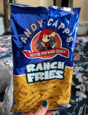 Andy Capp's Ranch Fries Snacks, Corn & Potato Snacks, 3 oz.