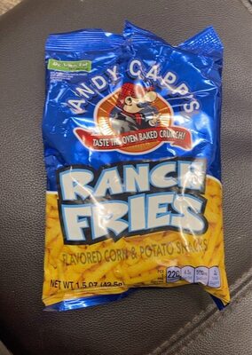 Ranch Fries Corn & Potato Snacks, Ranch Fries