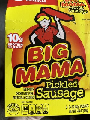 Penrose Big Mama Pickled Sausages, 2.4 oz., 6 Pack