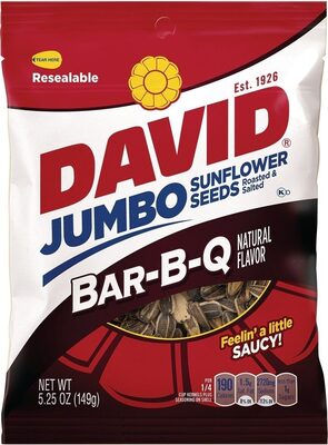 David BBQ Sunflower Seeds 1.625 Oz