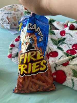 Andy Capp's Fire Fries, Corn & Potato Snacks, 3 oz.
