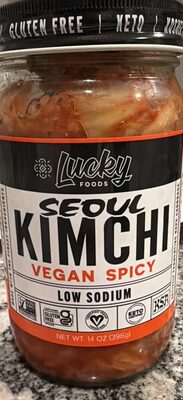 Naturally Probiotic Spicy Kimichi Premium Fermented Napa Cabbage