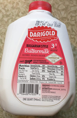 Bulgarian Style Buttermilk