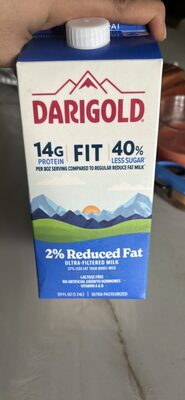 2% Reduced Fat Lactose Free Ultra-Filtered Milk