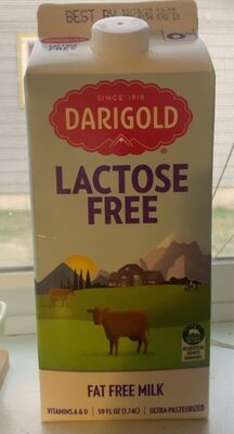 Lactose Free 0% Fat Free Milk