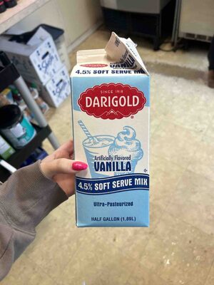 Vanilla 4.5% Shake Mix, Vanilla