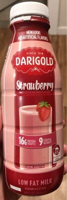 Strawberry Flavor Low Fat Milk, Strawberry