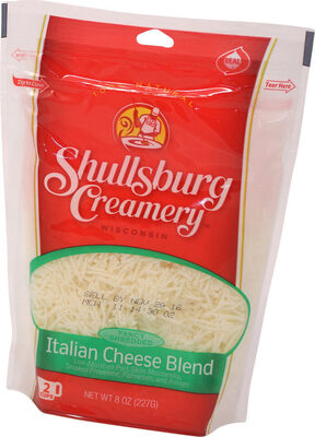 Wisconsin Fancy Shredded Italian Cheese Blend, Fancy Shredded