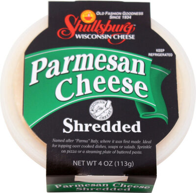 100% Natural Shredded Parmesan Cheese, Parmesan