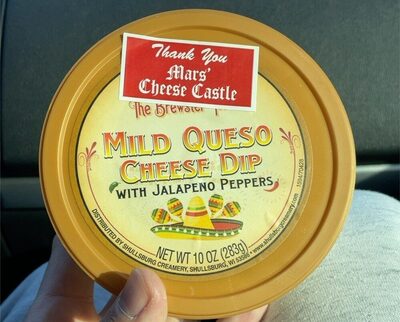 Mild Queso Cheese Dip With Jalapeno Peppers, Jalapeno Peppers