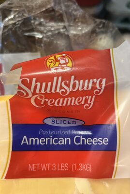 Sliced American Pasteurized Process Cheese, Sliced American