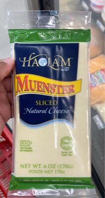 Muenster Sliced Natural Cheese, Muenster