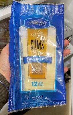 Mozzarella Low Moisture Part Skim Natural Cheese Ultra Skims Slices, Mozzarella