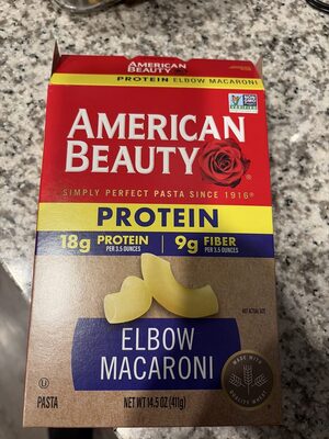 American Beauty 14.5 Oz Protein Elbow Pasta