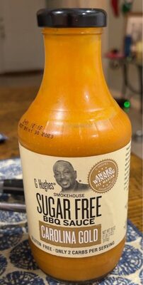 Carolina Gold Sugar Free BBQ Sauce, Carolina Gold