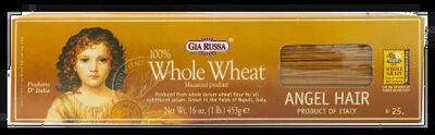 Whole Wheat Macaroni Angel Hair