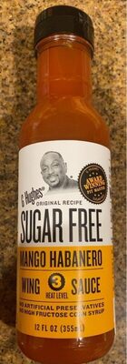 Sugar Free Mango Habanero Wing Sauce, Mango; Habanero