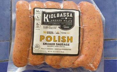 Smoked Polish Sausage, Smoked