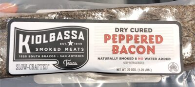Dry Cured Peppered Bacon