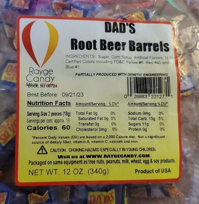 Dad's Root Beer Barrels Candy