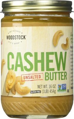 Smooth & Unsalted Cashew Butter, Smooth & Unsalted