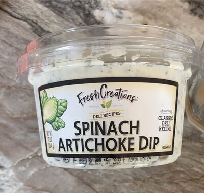 Deli Recipes Spinach Artichoke Dip Tender Spinach & Artichokes, Sour Cream, Real Mayonnaise, Mozzarella, Parmesan & Cream Cheese, Spinach Artichoke Dip