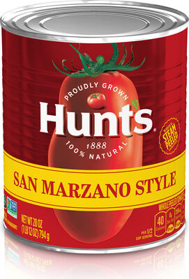 Hunts San Marzano Style Whole Peeled Tomatoes, 28 oz. Can
