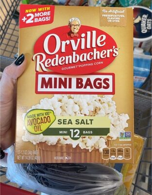 Sea Salt Gourmet Popping Corn, Sea Salt