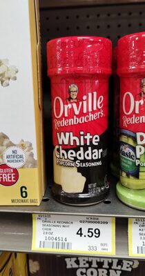 Orville Redenbacher's White Cheddar Flavored Popcorn Seasoning, 2.6 oz.