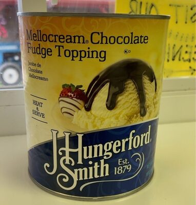 J HUNGERFORD SMITH Mellocream Chocolate Fudge, 6/#10 can
