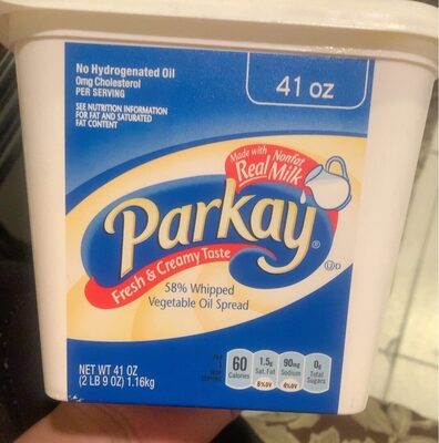 58% Whipped Vegetable Oil Spread