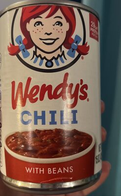 Wendy's Chili With Beans, 29g Protein Per Serving, Canned Chili, 15 oz. Can