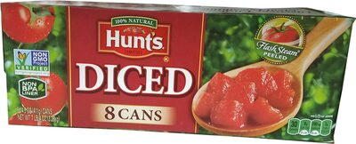 Hunts Diced Tomatoes, 14.5 oz Can, 8 Count