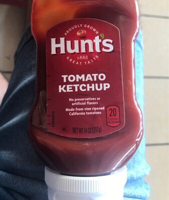 Hunts Tomato Ketchup, 14 oz. Squeeze Bottle