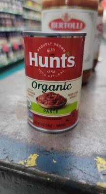 Hunts Organic Tomato Paste, 6 oz. Can