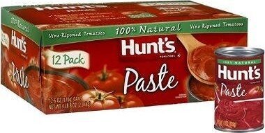 Hunt's Tomato Paste, 6 oz, 12 Count Cans