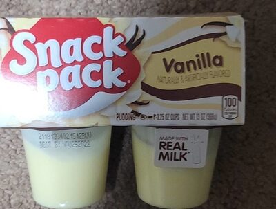 SNACK PACK Pudding Vanilla