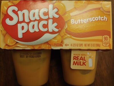 SNACK PACK Pudding Butter Scotch