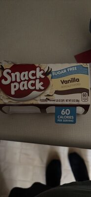 Snack Pack Zero Sugar Vanilla Flavored Pudding Cups, 3.25 oz., 4-Count
