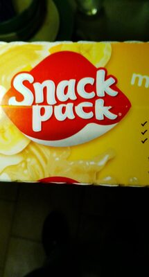 Snack Pack Super Size Banana Cream Pie Flavored Pudding, 5.5 oz Pudding Cups, 6 Count, 8 Pack